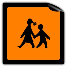 School Bus Sign Magnetic School Bus 20 x 20 cm Warning Sign Student Transport Magnetic Sign Car Warning Sign School Bus Board STROBO