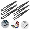 BUGUUYO 10PCS Precision Tweezers for Jewelry Making Crafts Repair Ergonomic
