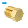 PATIKIL Male 5/8 Inch Brass Seal Plug, Pack of 3,