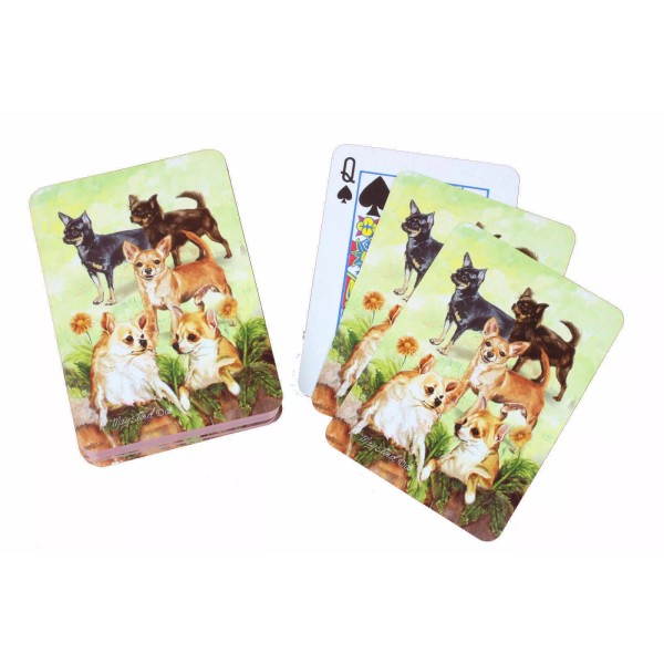 Chihuahua Playing Cards- Ruth Maystead Dog Artwork - NEW/Sealed -