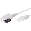 1aTTack.de 1 x 10 m - Router Cable TAE-F to