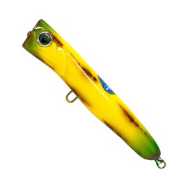 Jack Fin Blue Popper KRONOS Chronos 180 Banana Custom Lure Handmade Casting