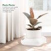 alqua Orchideen- und Blumentopf für den Innenbereich, selbstbewässernder Pflanzentopf, Kunststofftopf