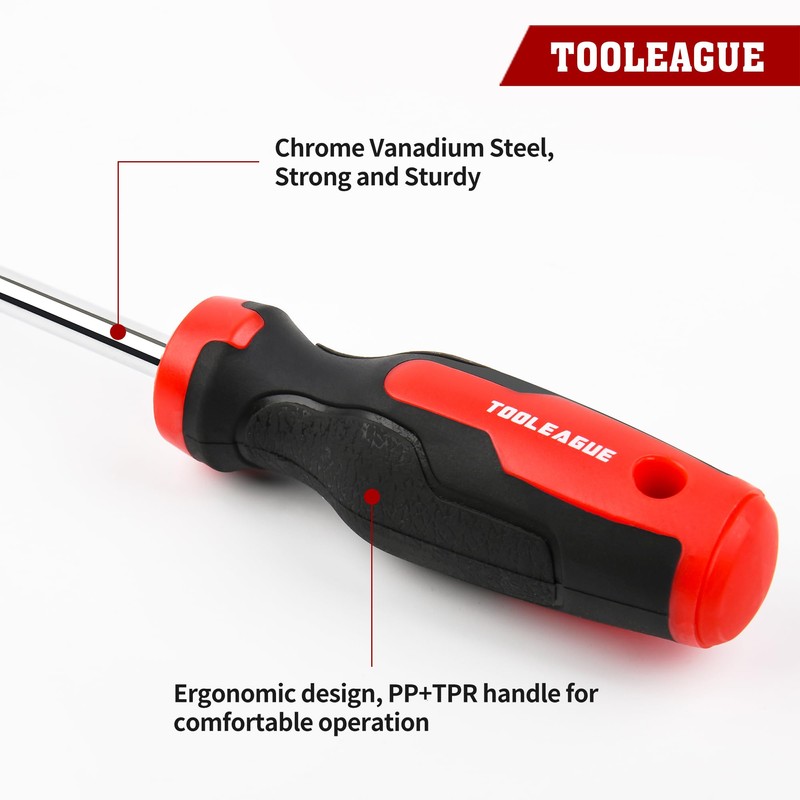 TOOLEAGUE 6Pcs Auto Upholstery Trim Panel Removal Tool Set,Car Trim