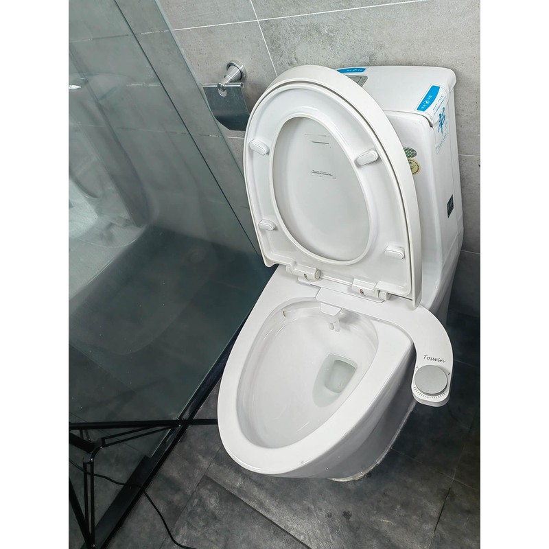 Toswin Left Handed Bidet Ultra Slim Left Hand Bidet Attachment
