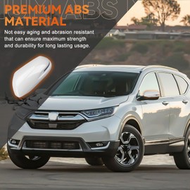 NH-883P Platinum White Pearl Side Mirror Covers Caps Compatible with Honda CRV 2017 2018 2019 2020 2021 2022,Door Mirror Replacement Pair With Turn Signal Cut-Outs