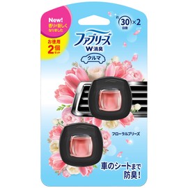 P&G Febreze Easy Clip Floral Breathe (0.06 fl oz (2 ml) x 2) x 3 Piece Set, Car Air Freshener and Deodorizer [P&G]