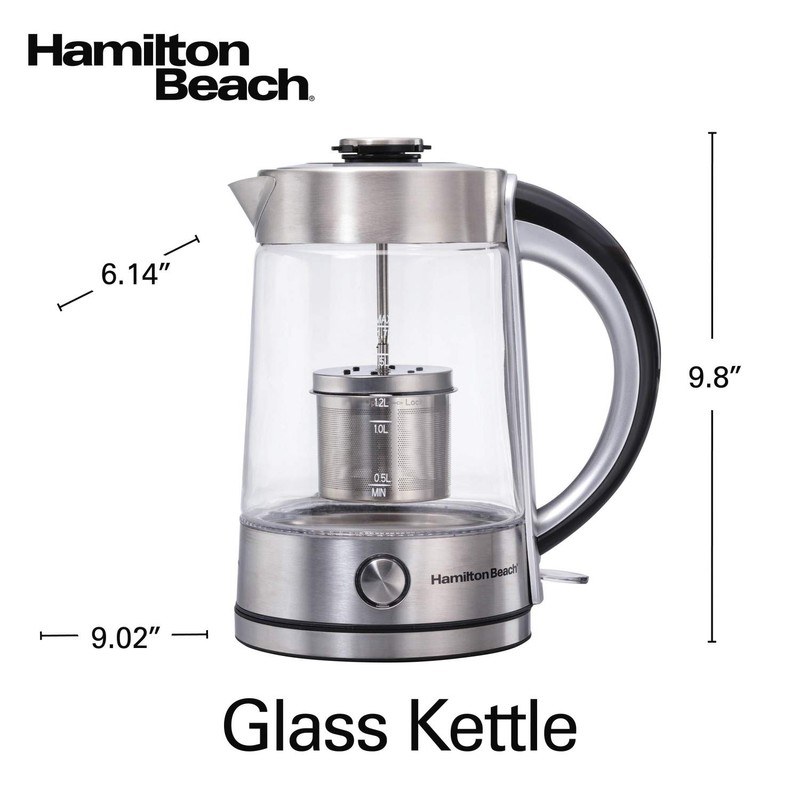 Hamilton Beach 40868 Electric Kettle, One size, Black