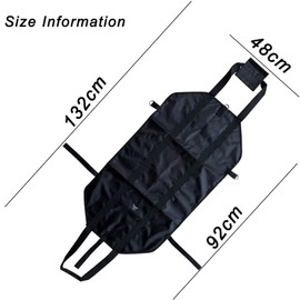 Firewood Carrier Wood Carrying Bag with Handle Heavy Duty Waxed Canvas Wood Carrier for Firewood