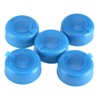 Pack of 5 Replacement Water Bottle Caps, Blue Gallon Drinking