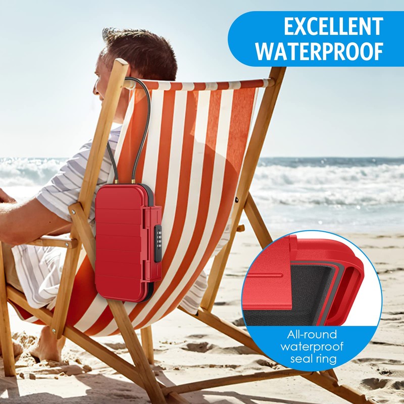 Brifit Portable Safe with Payment Code, Security Box with Removable