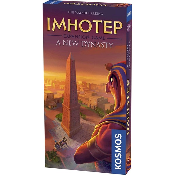 Thames & Kosmos Imhotep: A New Dynasty (Expansion Pack) for Award Winning Family Board Game by Kosmos | 2-4 Players | Ages 10+, Bronze