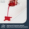 Olive + Crate 100% Viscose Bamboo Mattress Protector - Eco-Conscious