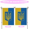 Ukraine Garden Flag Double Sided Vertical Ukrainian Outside Decorative Small