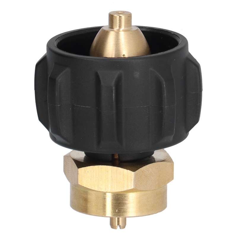 Refill Adapter 1/4in Tank Cylinder Coupler Gas Propane Regulator Valve