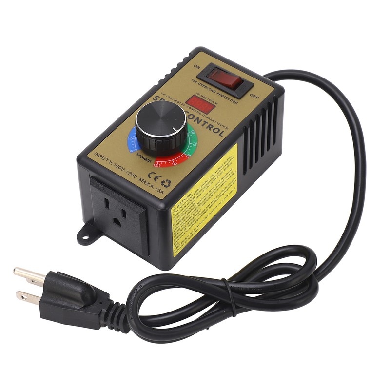 Speed Regulator Motor Fan Controller Stepless Speed Control Switch 15A