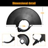 6.45" Angle Grinder Guard for 6"/5"/4-1/2"/4" Grinder Blades Wheel Disc