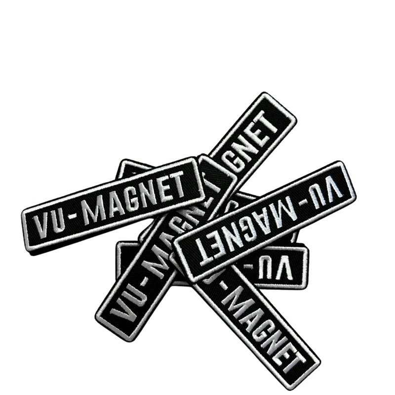 Polizeimemesshop - Name badges 2.0 VU magnet textile patch with