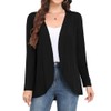 Yincro Women's Long Sleeve Cardigan Lightweight Soft Open Front Casual
