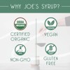 Joe’s Syrup Organic Flavored Syrup, Organic Pumpkin Pie Spice, 750