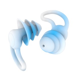 Reusable Swimming Ear Plugs with Nose Clips -2 Pairs Silicone Swimmers Ear Plugs for Adult Water Surfing, Snorkeling, Sleeping and Shower