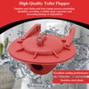 Nereusfwater Toilet Flappers 3- inch, with Chain and Dual-Hole Design,