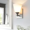 Brushed Nickel Wall Sconce Light, American Sconces Wall Lighting, Traditional