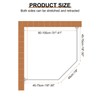 uxcell Stretchable Shower Curtain Rod Rack, Stainless Steel Diamond Shaped