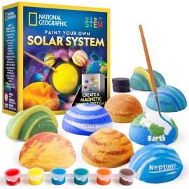 National Geographic Magnetic Solar System Painting Kit 3D Magnet Making Kit New