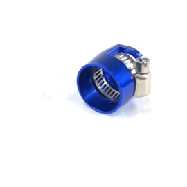 Unbranded 10AN Fitting Adapter Hose End Cover Hex Hose finisher Clamp Aluminum Blue