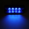 6pcs 8 LED Clearance Side Marker Light Indicator Lamp Truck