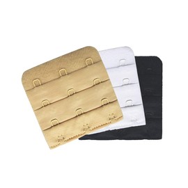 SUREMATE Bra extender 2 hook/3 hook/4 hook plus size bra strap extender bra band extension strap for Women-3pcs