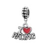 Colgante I Love Racing Charm