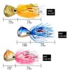 THKFISH 3pcs Rubber Jigs Bass Lures Bass Jigs Bass Saltwater
