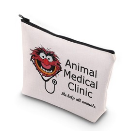Muppets Movie Inspired Gift Muppet Show Themed Gift Elmo Zipper Pouch Makeup Bag (All Animals CA)