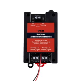 DC 5-60V Dual Power Automatic Tranfer Switch,Two Ways Without Power Outage 0.007S High Speed ATS