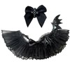 ZMaglorian Dress and Bow for Plush Toy, Black Witch Costume