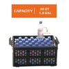 Mymazn Trunk Organizer Plastic for Car, Crate Storage Collapsible Car