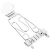 Bass Bridge Tailpiece Zinc Alloy 6 String Electric Bass Bridge