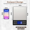 SEMIER Digital Kitchen Scale with 0.1g/0.001oz High Precision, 5kg/11lb Food