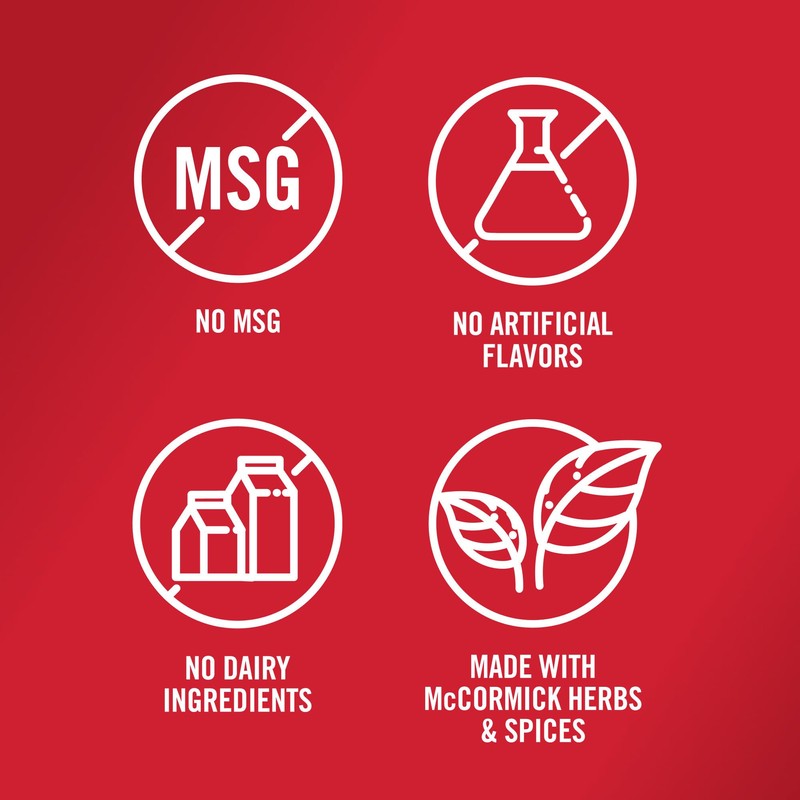 McCormick Taco Seasoning Mix, Original, No MSG Added, No Dairy