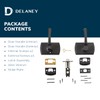 Delaney Callan Hardware Artino Privacy Door Handle, Fits Door 1-3/8