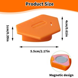 4 Pcs Sewing Machine Accessories, Mmagnetic Seam Guide for Sewing Machine, Polygonal Multifucntional Ssewing Accessories, Magnetic Sewing Machine Guide with Scale