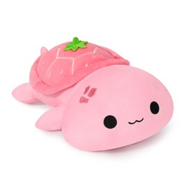 shownicer Plush Toy Turtle Cuddly Toy Kawaii Turtle Plush Cushion Toy Throw Cushion Cuddly Toy Gift for Children Girls 12+ Years (Pink, 30 cm)