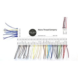 Maine Thread - Waxed Cord Sample Card (Twisted Waxed Cord)