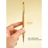 KLDKUST 3 Pcs Nail Drawing Brushes, Dual End Nail Art