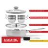 EXCELSTEEL Non Stick Easy Use Rust Resistant Home Kitchen Breakfast