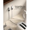 Lamicall 6 Piezas Organizador de Cables - Cerradura 1s Estirar