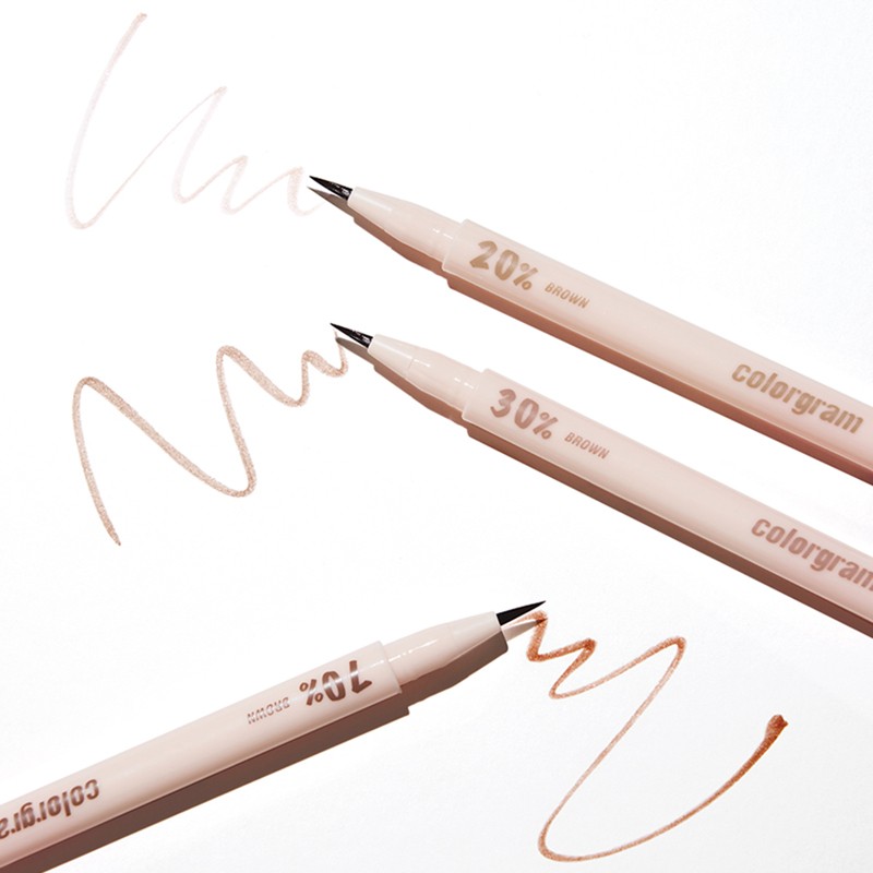 colorgram Shade Re-Forming Brush Liner - [SET] Sun Brown Duo