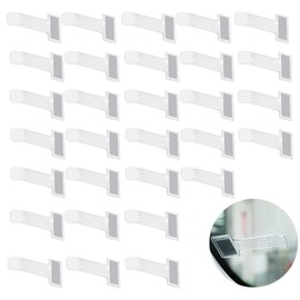 QTTRPCU Pack of 30 Windscreen Parking Permit Holder, Transparent Parking Permit Holder, Windscreen Card Holder